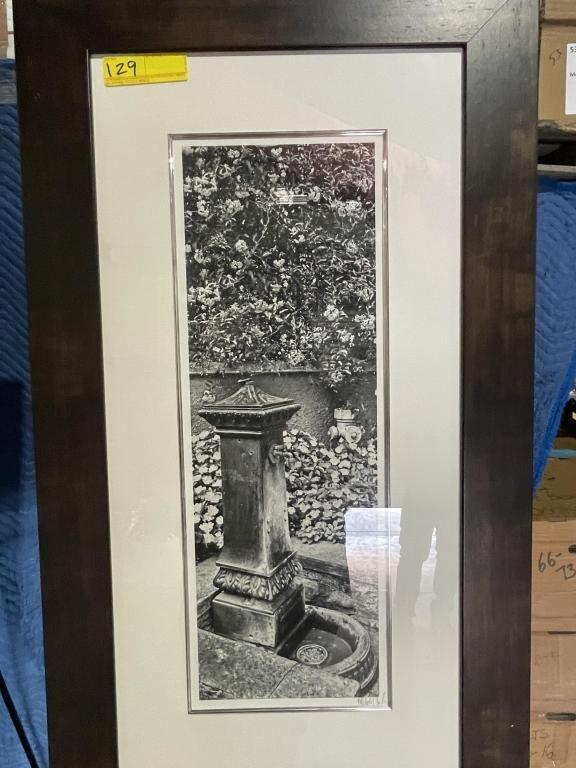 FRAMED AND MATTED BLACK AND WHITE PHOTOS