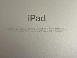 APPLE IPAD 5TH GENERATION MODEL A1822