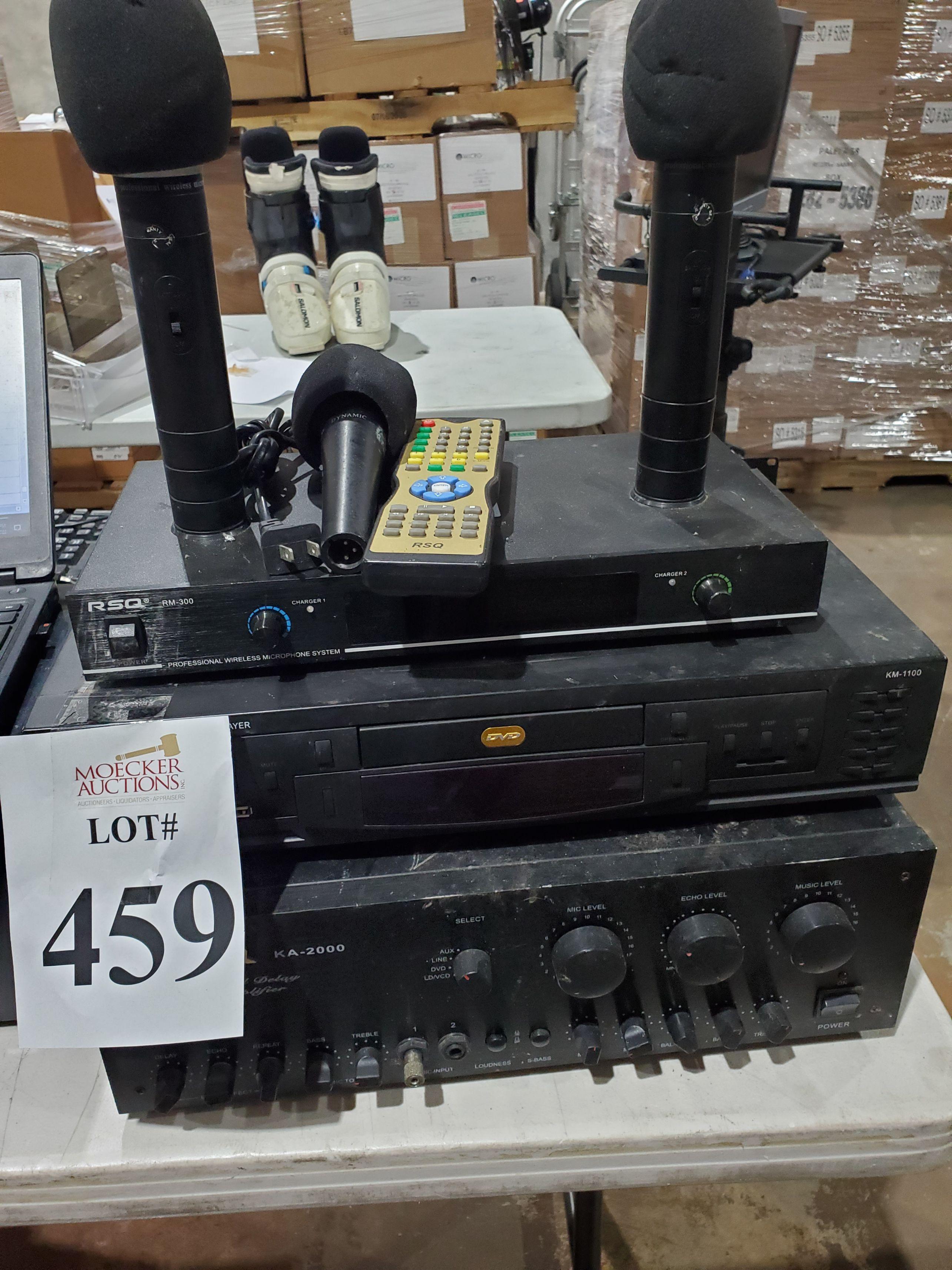 LOT CONSISTING OF RSQ AUDIO EQUIPMENT