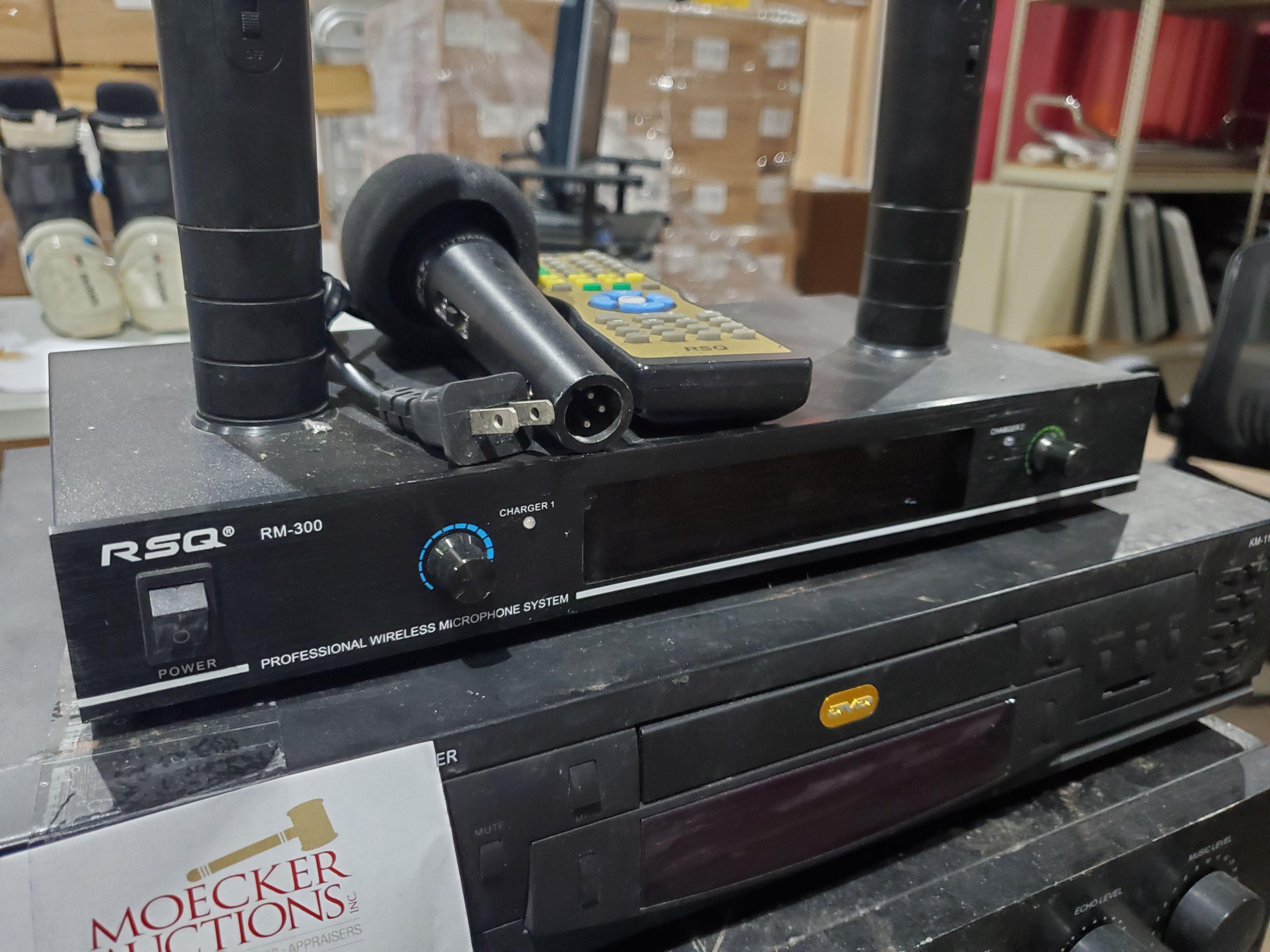 LOT CONSISTING OF RSQ AUDIO EQUIPMENT