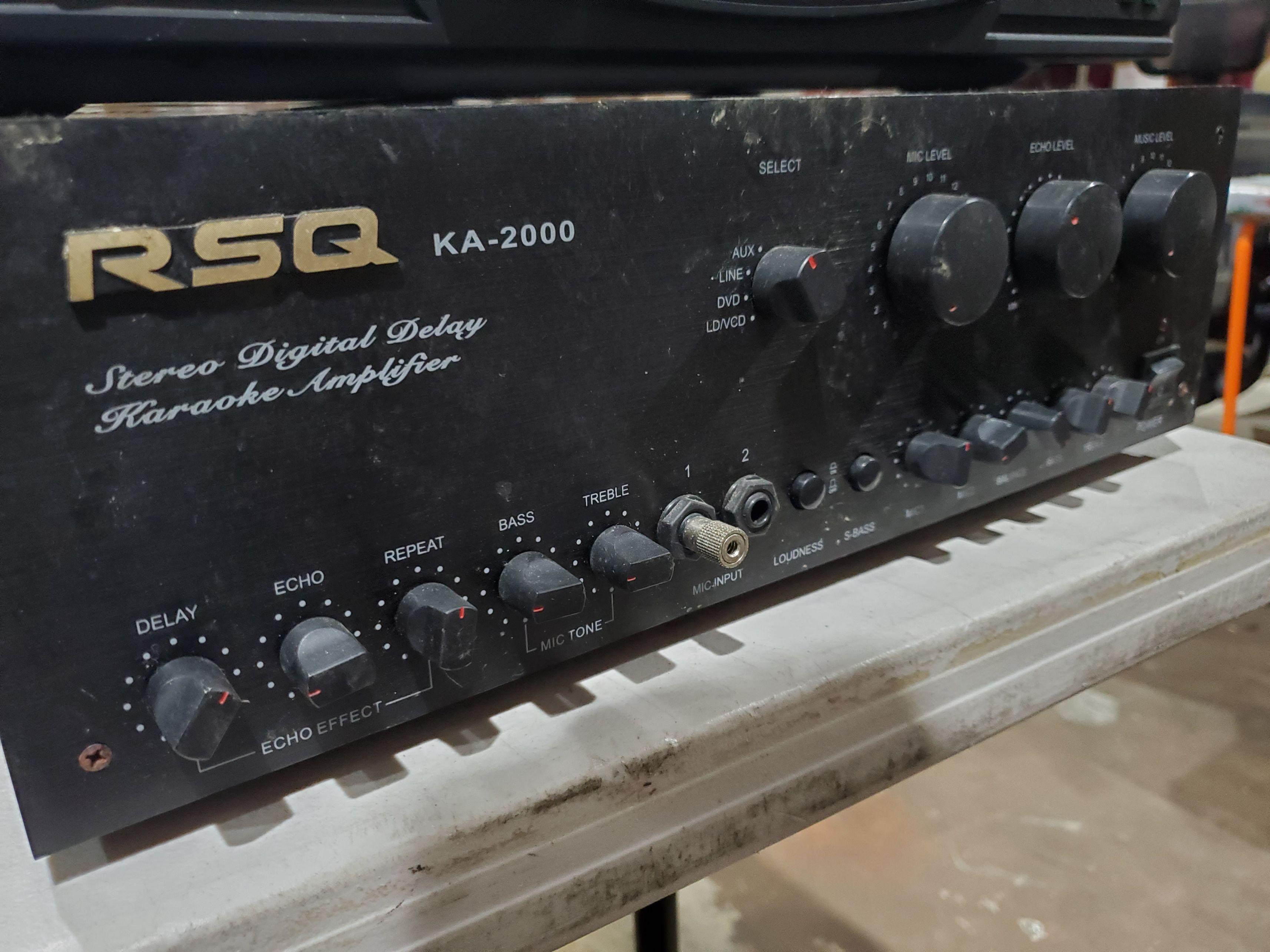 LOT CONSISTING OF RSQ AUDIO EQUIPMENT