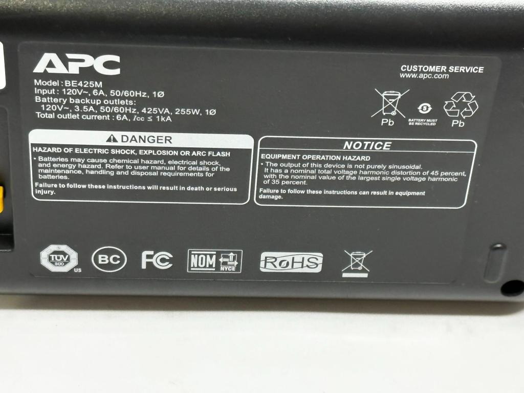 APC 425 BATTERY BACK-UPS
