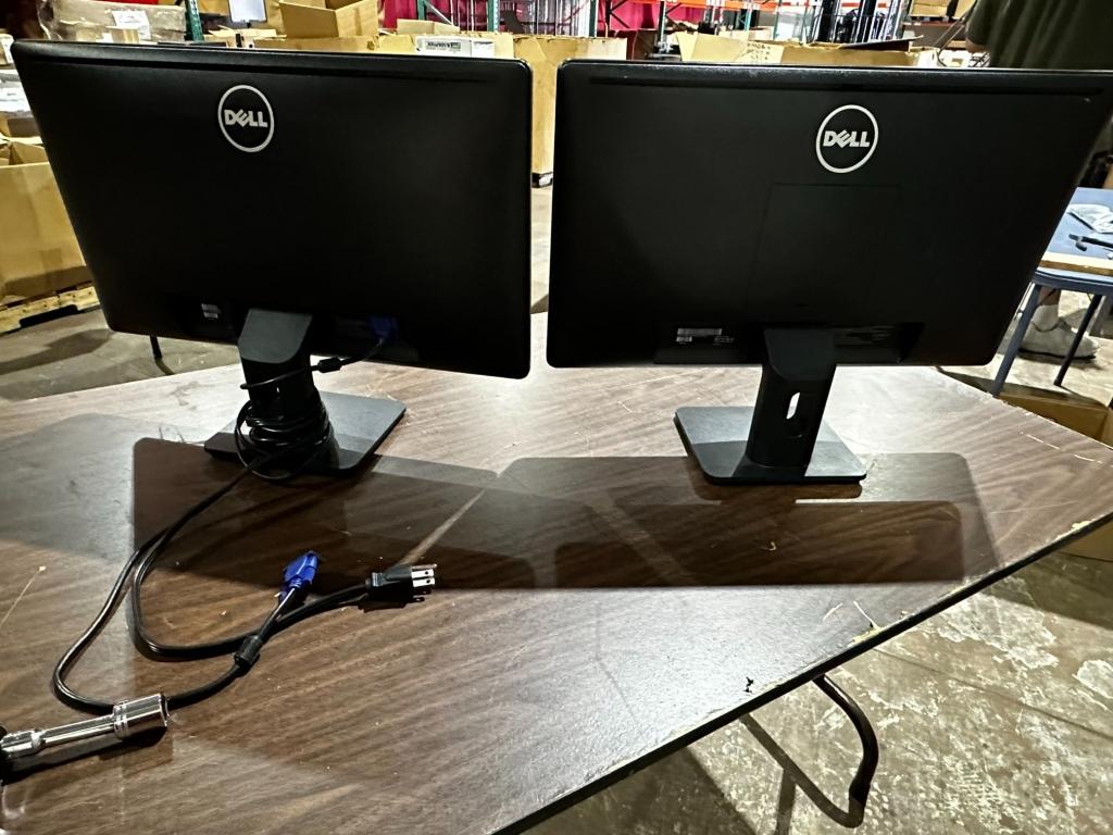 22" DELL MONITORS ON STANDS