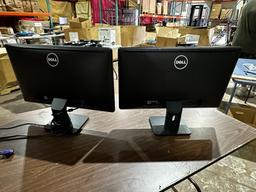 22" DELL MONITORS ON STANDS