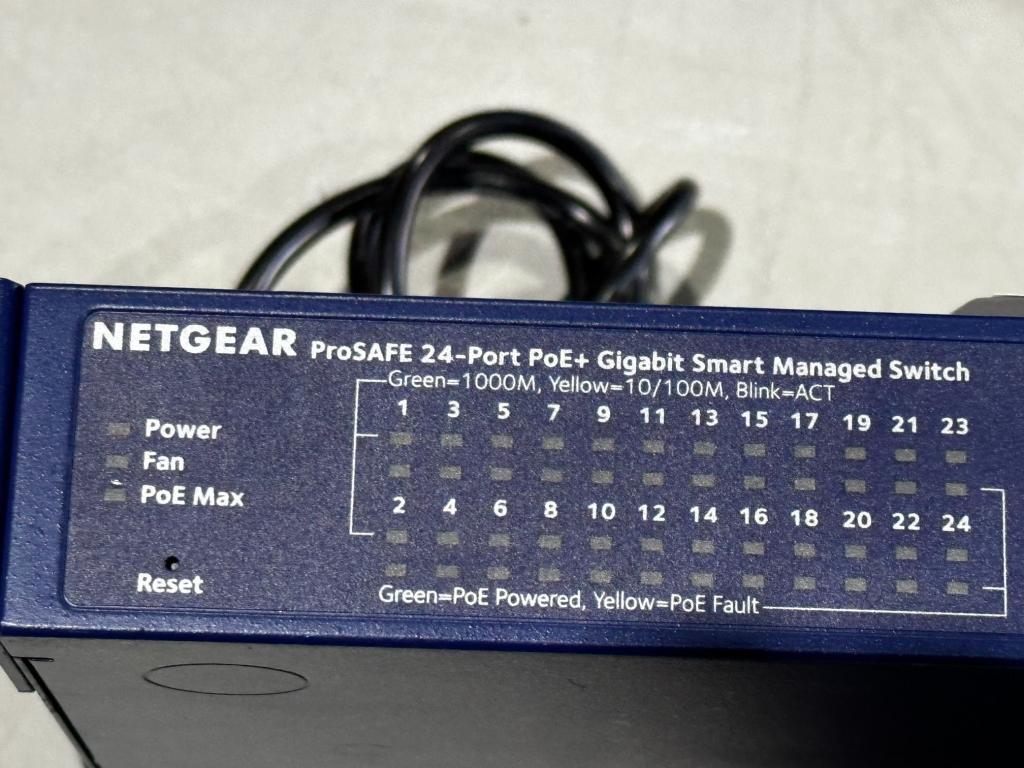 NETGEAR PROSAFE 24-PORT POE SWITCH