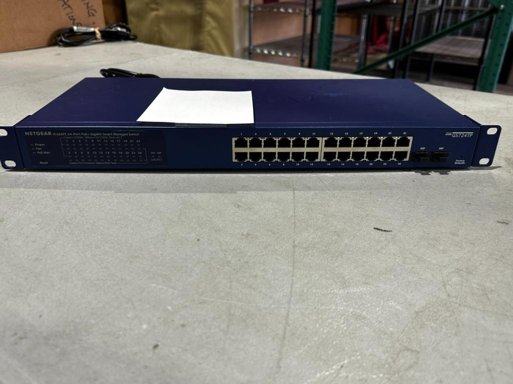 NETGEAR PROSAFE 24-PORT POE SWITCH