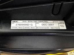 NEC DTERM 80 PHONES MODEL DTH-16D-(2)BK TEL