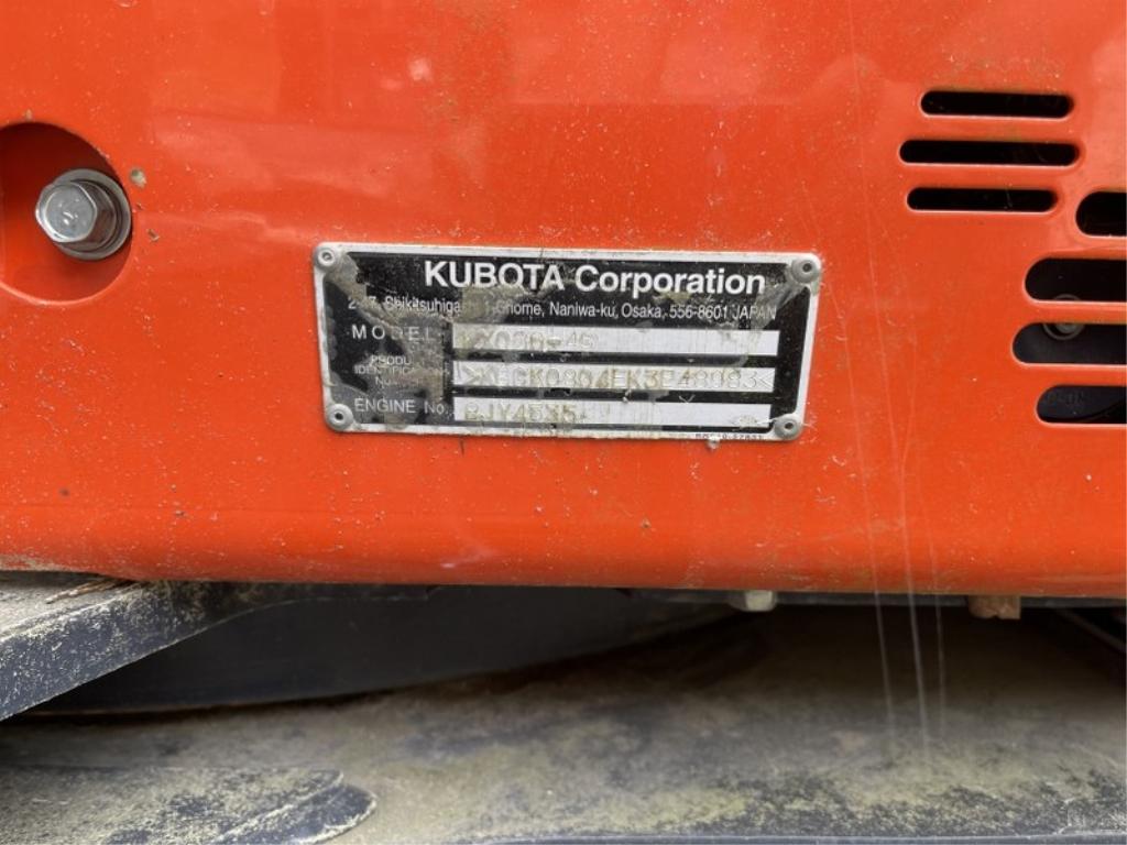 2019 KUBOTA KX080-4SR3A MINI EXCAVATOR