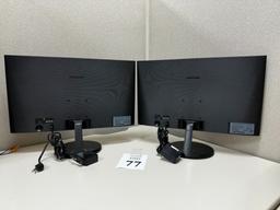 LOT CONSISTING OF (2) SAMSUNG 24" MONITORS