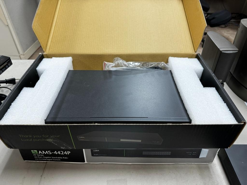 LOT CONSISTING OF (3) LUXUL 26 PORT GB SWITCHES