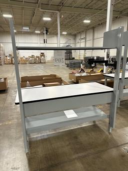 UNASSEMBLED PROLINE 72" X 30" X 79" WORKSTATION