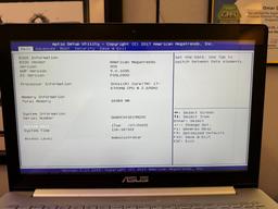 ASUS LAPTOP MODEL UX501V, CORE i7