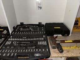 LOT CONSISTING OF RACHETS AND WRENCHES IN CASE