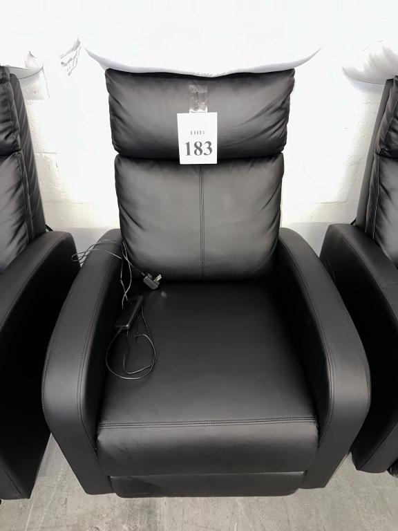 FAUX LEATHER RECLINER WITH HEATING