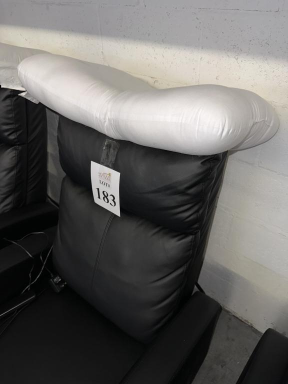 FAUX LEATHER RECLINER WITH HEATING