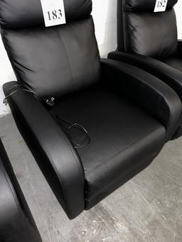FAUX LEATHER RECLINER WITH HEATING