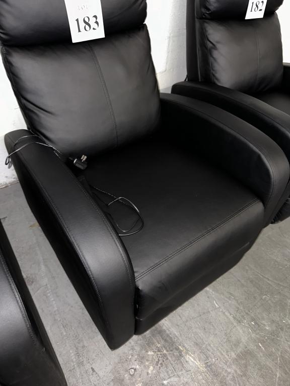 FAUX LEATHER RECLINER WITH HEATING