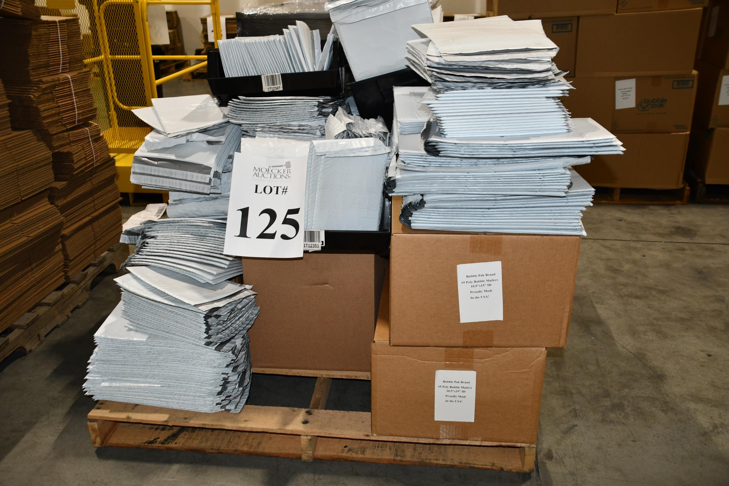 LOT CONSISTING OF ASSORTED SIZE BUBBLE MAILERS