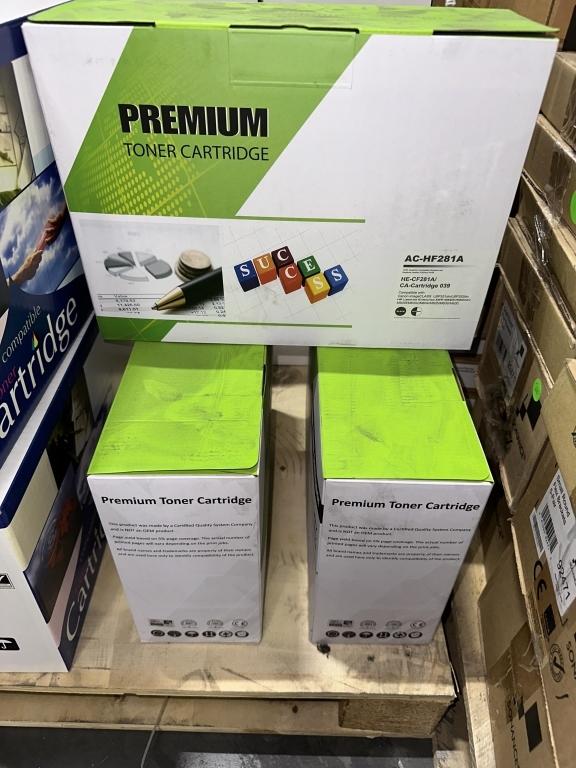 LOT CONSISTING OF ASSORTED TONER CARTRIDGES (NEW)