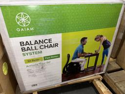 LOT CONSISTING OF BALANCE BALL SYSTEM (NEW)