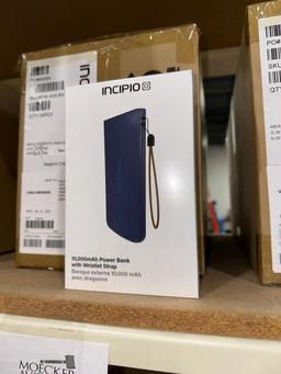 CASES OF INCIPIO POWER BANKS (NEW) (YOUR BID X QTY = TOTAL $)