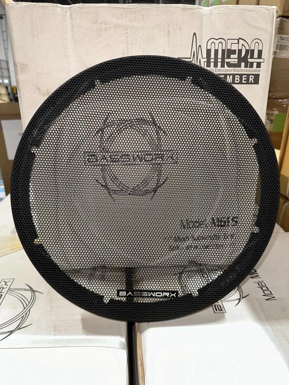 LOT CONSISTING OF MESH SUBWOOFER GRILLS (NEW)