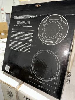 LOT CONSISTING OF MESH SUBWOOFER GRILLS (NEW)
