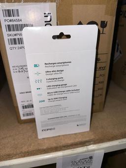 CASES OF INCIPIO POWER BANKS (NEW) (YOUR BID X QTY = TOTAL $)