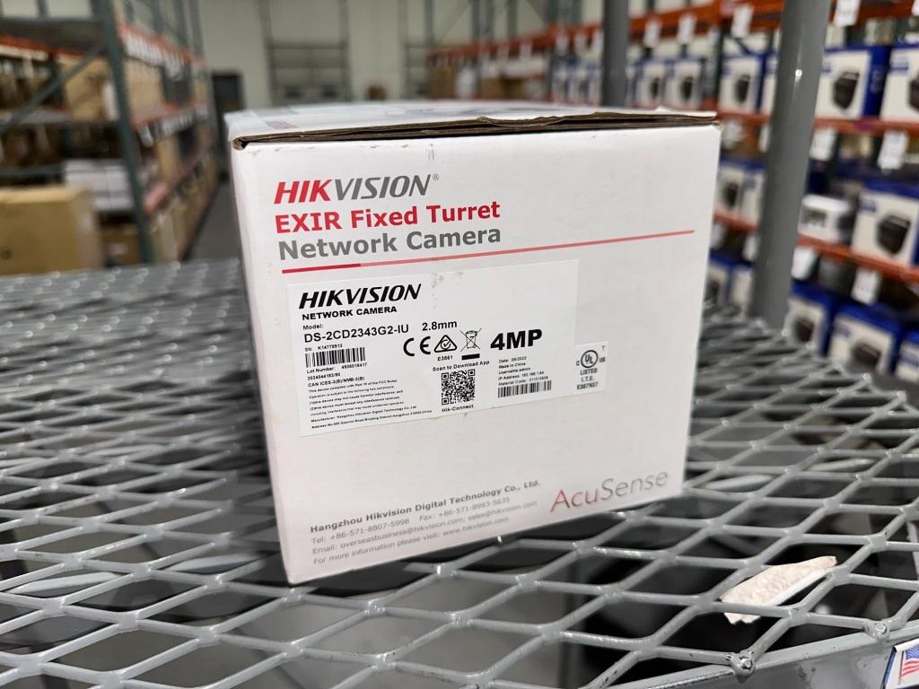 HIK VISION ACUSENSE NETWORK CAMERA (NEW) (YOUR BID X QTY = TOTAL $)