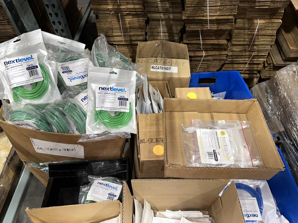 LOT CONSISTING OF CAT 6 CABLES