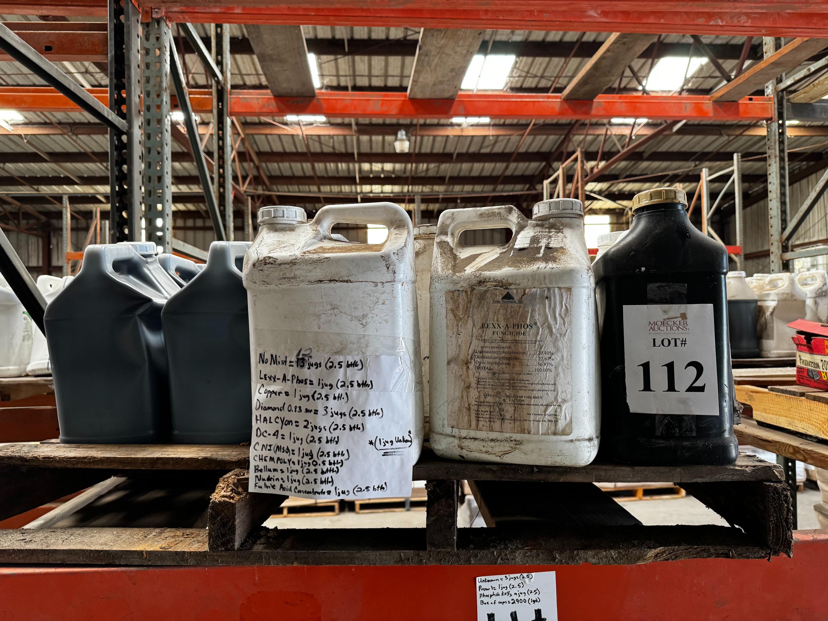 ASSORTED JUGS OF FERTILIZER / INSECTICIDE (YOUR BID X QTY = TOTAL $)