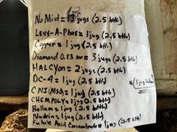 ASSORTED JUGS OF FERTILIZER / INSECTICIDE (YOUR BID X QTY = TOTAL $)