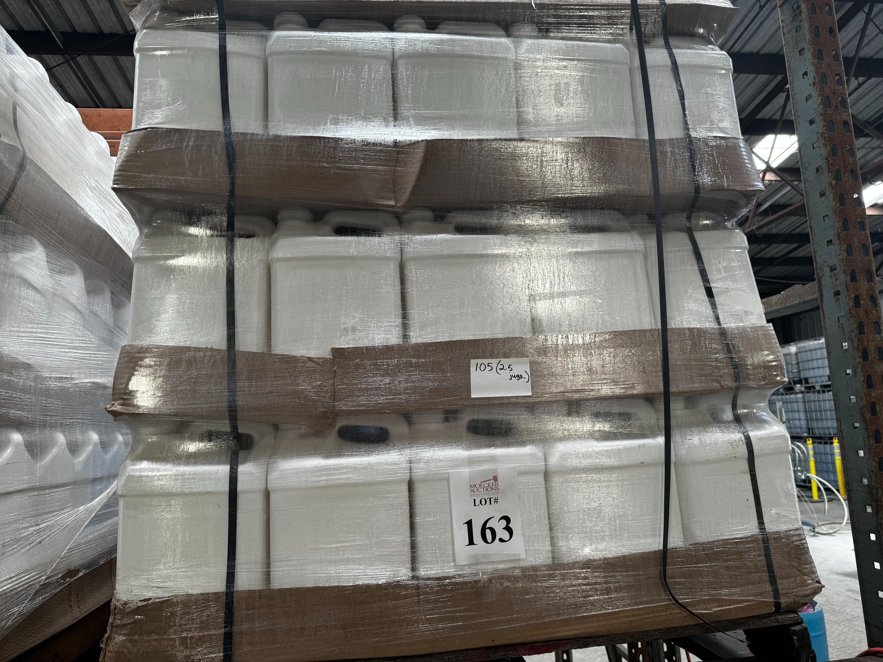 CKS PACKAGING EMPTY 2.5 GALLON, 63 MM JUGS (NEW) (YOUR BID X QTY = TOTAL $)