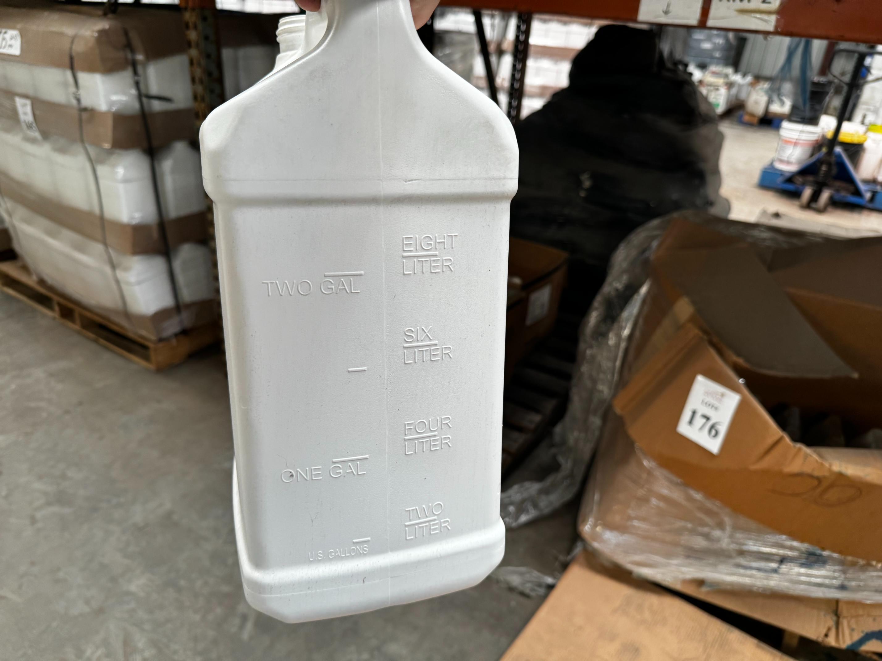CKS PACKAGING EMPTY 2.5 GALLON, 63 MM JUGS (NEW) (YOUR BID X QTY = TOTAL $)