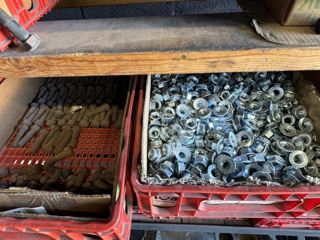 BINS CONSISTING OF TRACTOR FASTENERS (YOUR BID X QTY = TOTAL $)