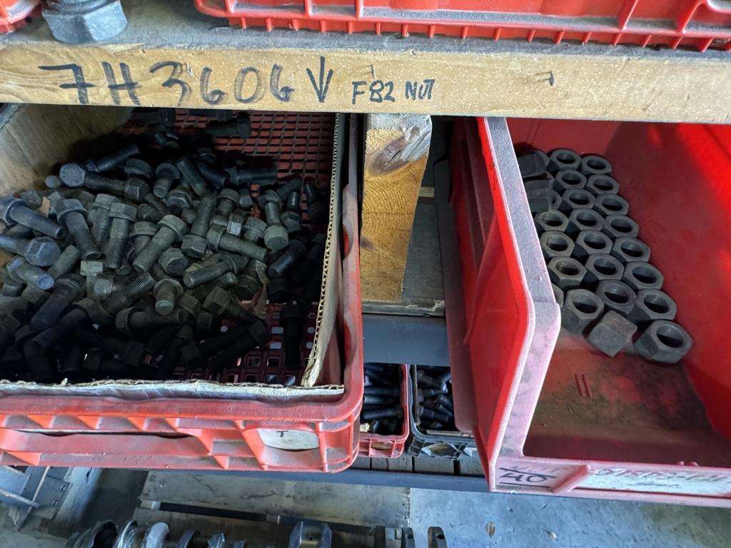 BINS CONSISTING OF TRACTOR FASTENERS (YOUR BID X QTY = TOTAL $)