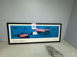 FRAMED JOAN MIRO BIRD PREPARATIONS PRINT