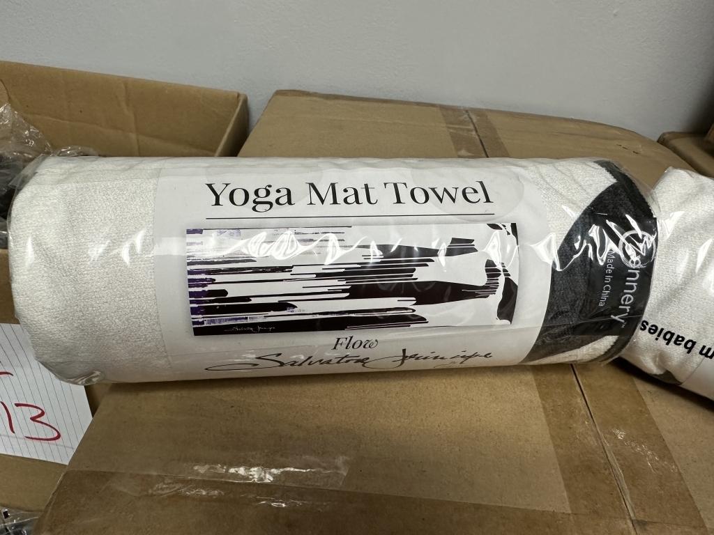 YOGA MAT TOWELS FLOW BY ZENNERY (NEW) (YOUR BID X QTY = TOTAL $)
