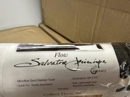 YOGA MAT TOWELS FLOW BY ZENNERY (NEW) (YOUR BID X QTY = TOTAL $)