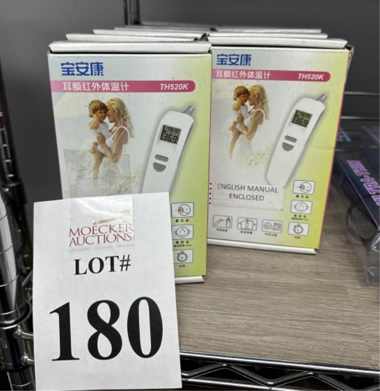 ZYTEMP EAR THERMOMETERS MODEL TH520K (NEW) (YOUR BID X QTY = TOTAL $)