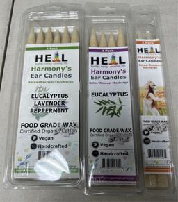 LOT CONSISTING OF ASSORTED HEAL EAR CANDLES (NEW)