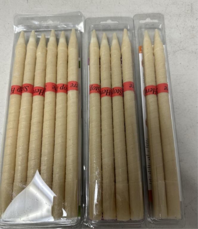 LOT CONSISTING OF ASSORTED HEAL EAR CANDLES (NEW)