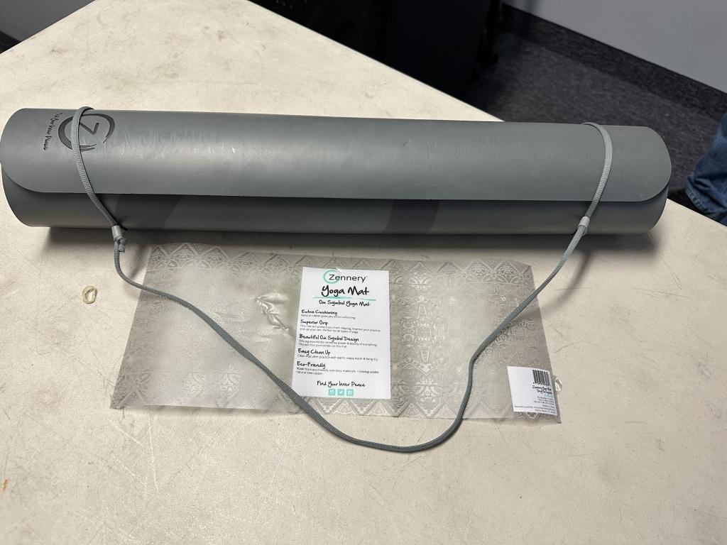 ZENNERY YOGA MAT 72" X 26" (NEW) (YOUR BID X QTY = TOTAL $)
