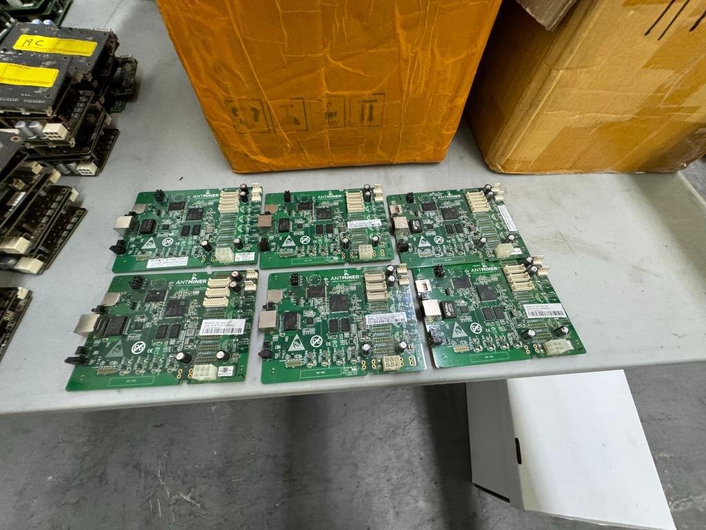 ANTMINER HASH BOARDS (YOUR BID X QTY = TOTAL $)