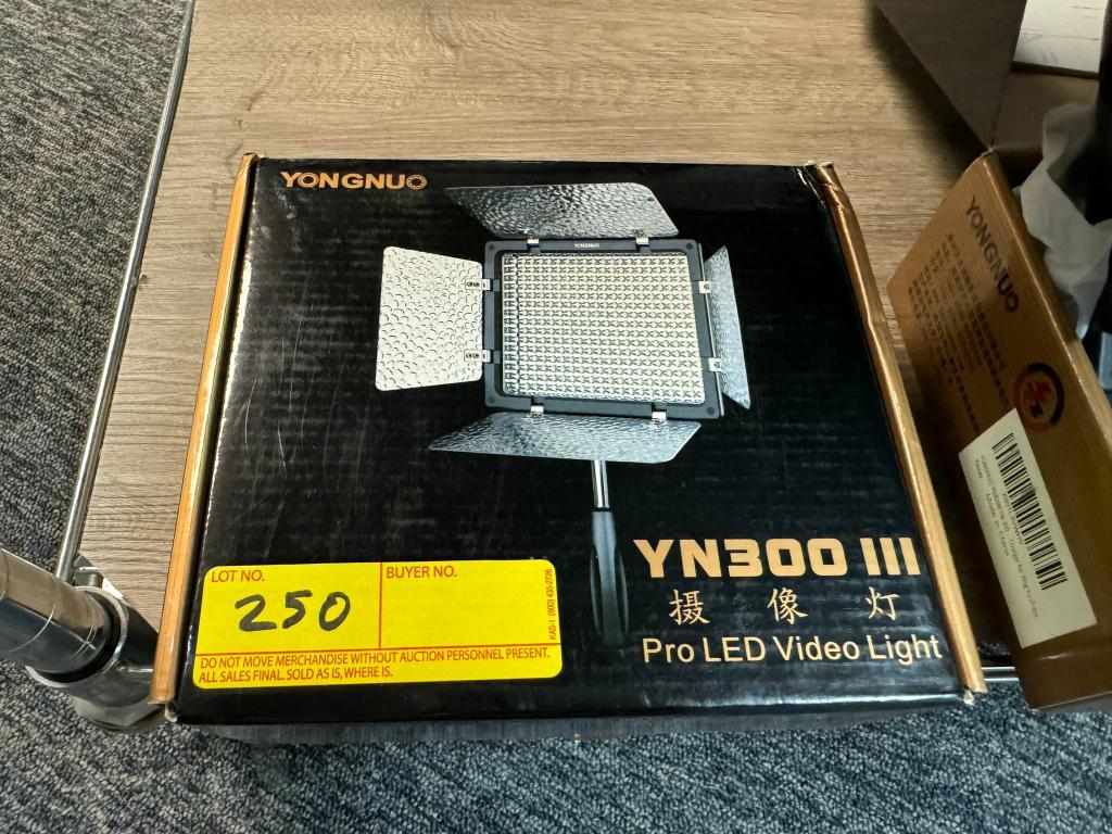 YONGNUO YN300 III PRO LED VIDEO LIGHT (NEW) (YOUR BID X QTY = TOTAL $)