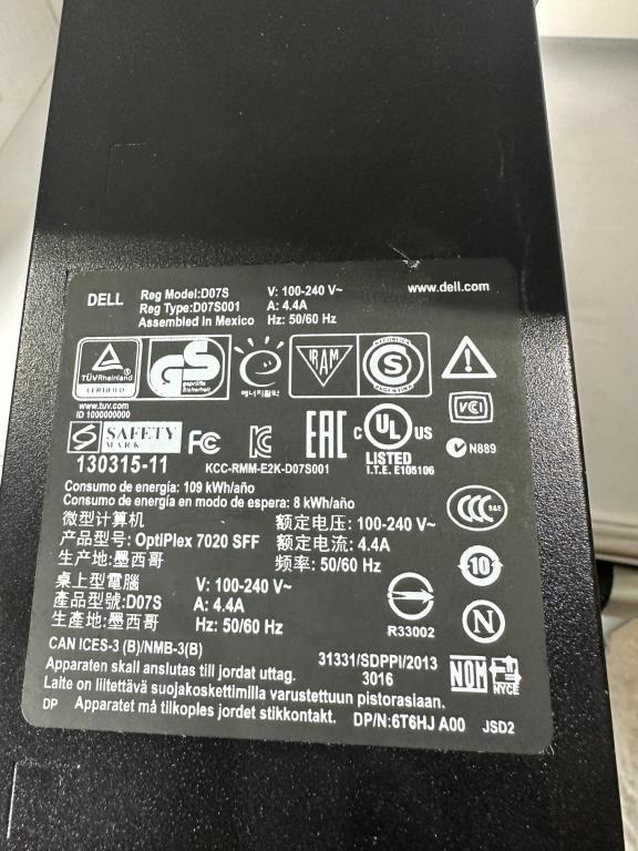 DELL 7020 SFF CORE I5 8GB 500 GB SSD & MONITOR