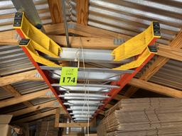 12' WERNER FIBERGLASS A-FRAME LADDER