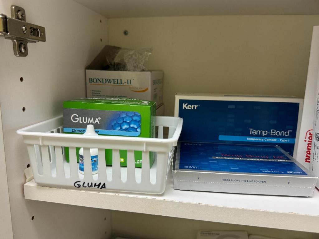 LOT CONSISTING OF DENTAL SUPPLIES IN CABINET