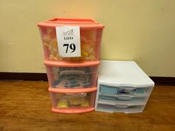 PLASTIC STORAGE CABINETS WITH SINGLE USE SUPPLIES