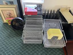 LOT CONSISTING OF OFFICE SUNDRIES, ORGANIZERS,